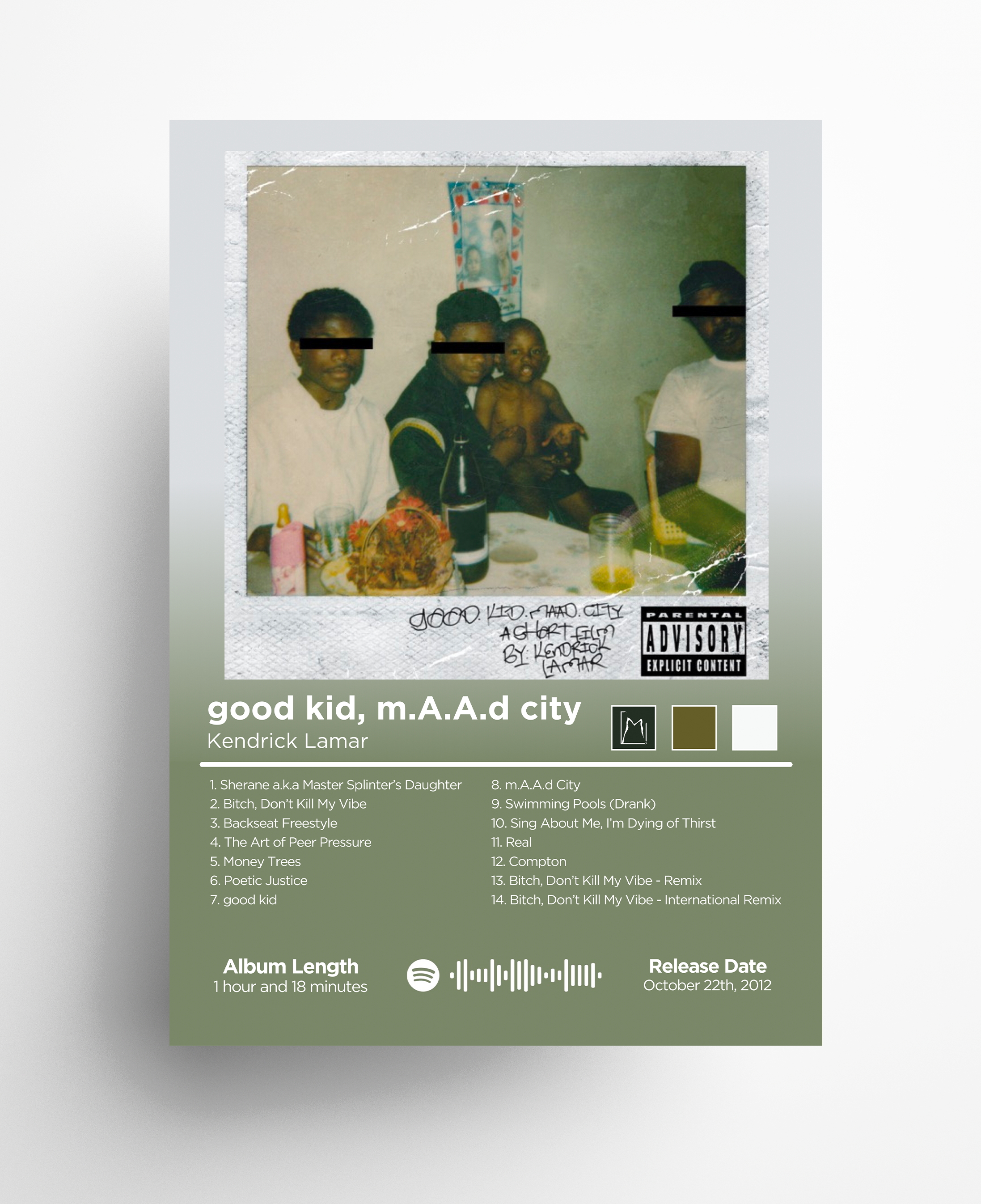 good kid, m.A.A.d city (Kendrick Lamar)