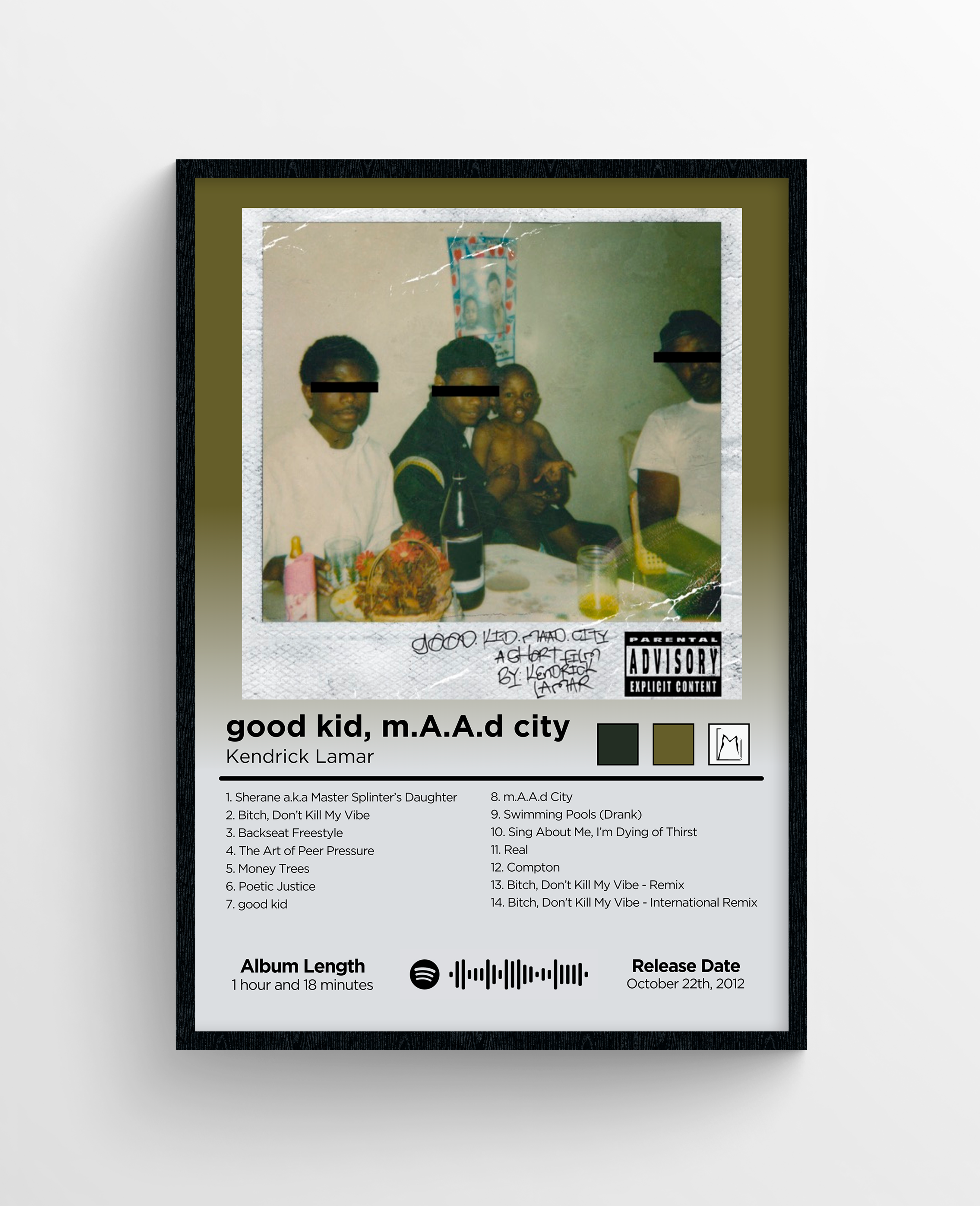 good kid, m.A.A.d city (Kendrick Lamar)