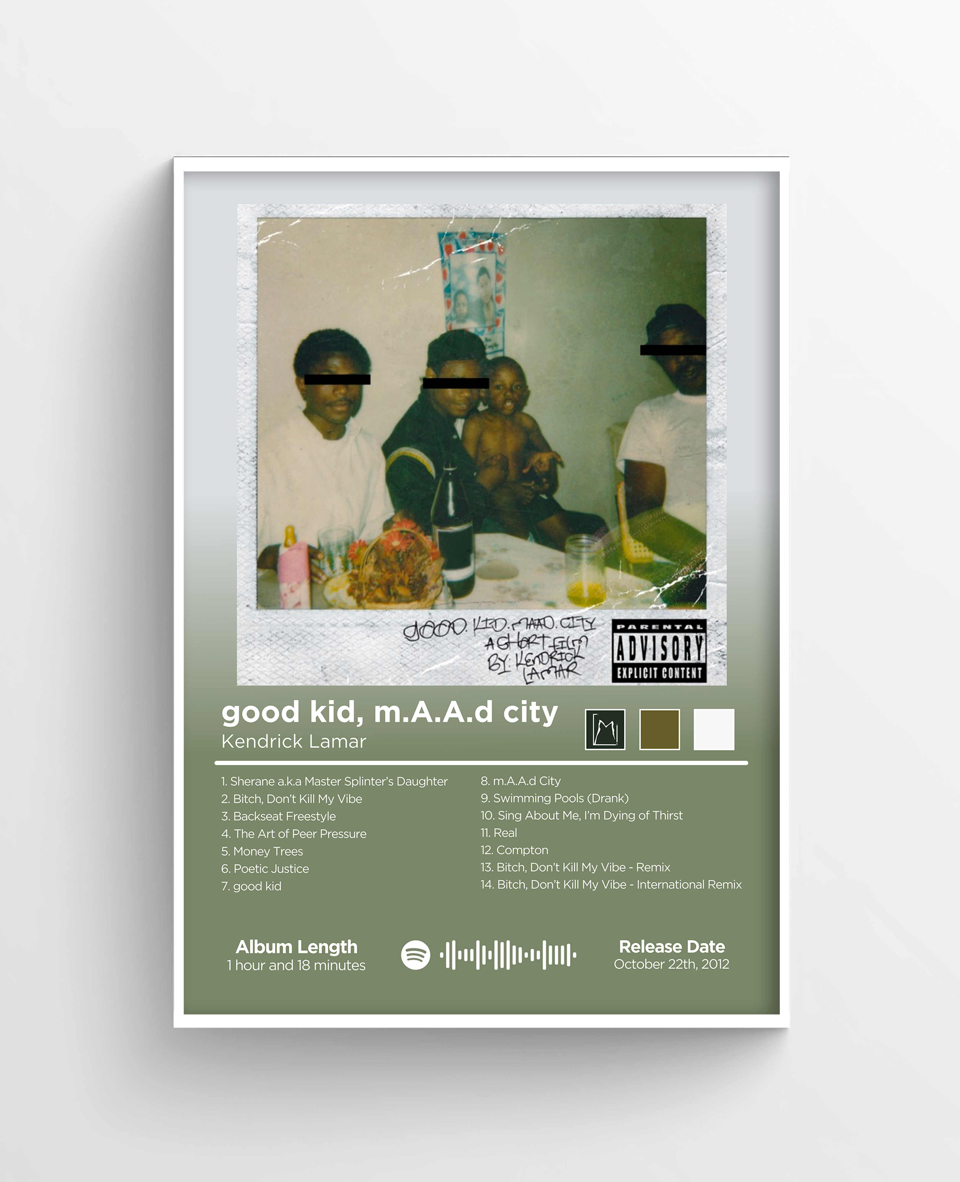 good kid, m.A.A.d city (Kendrick Lamar)