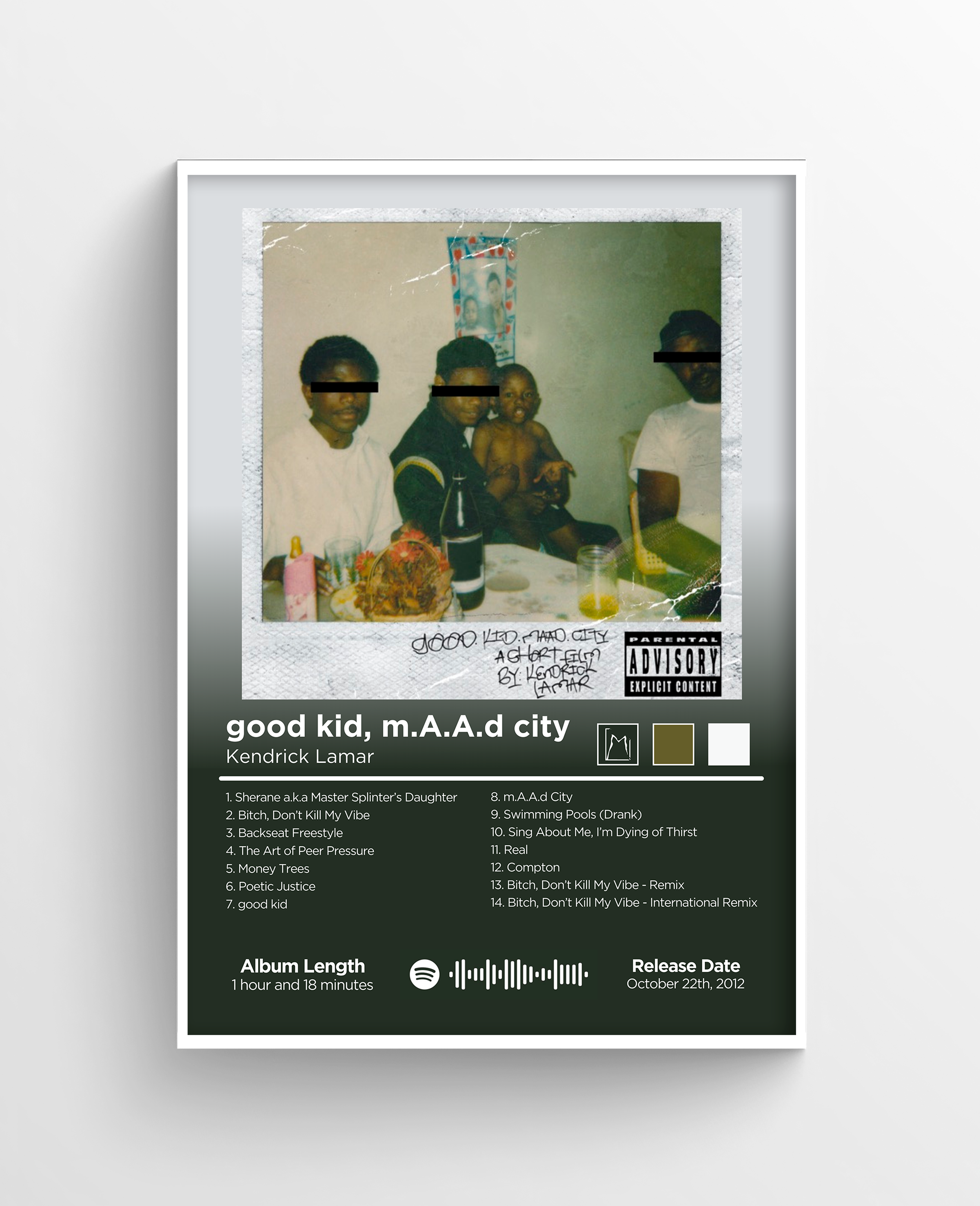 good kid, m.A.A.d city (Kendrick Lamar)