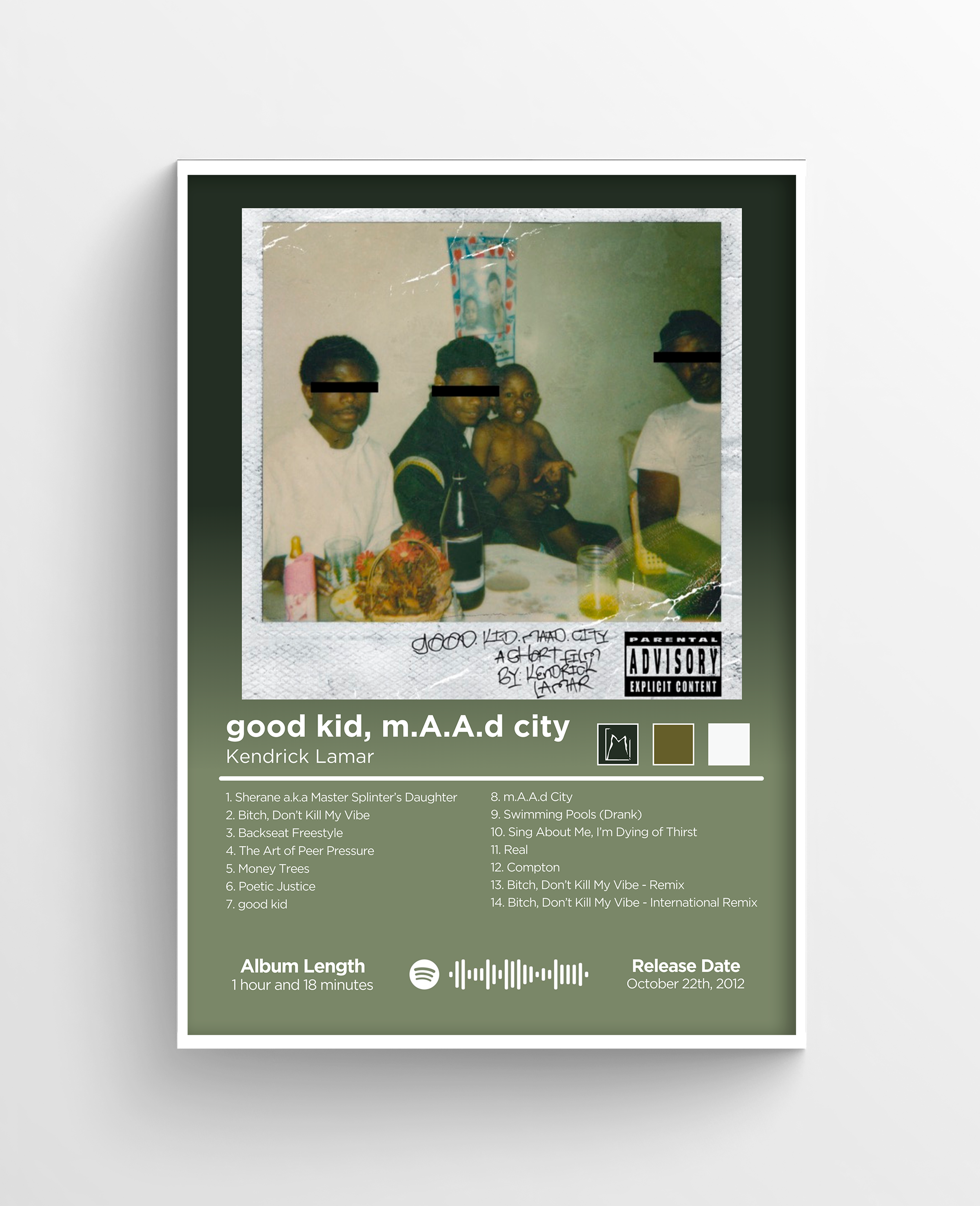 good kid, m.A.A.d city (Kendrick Lamar)